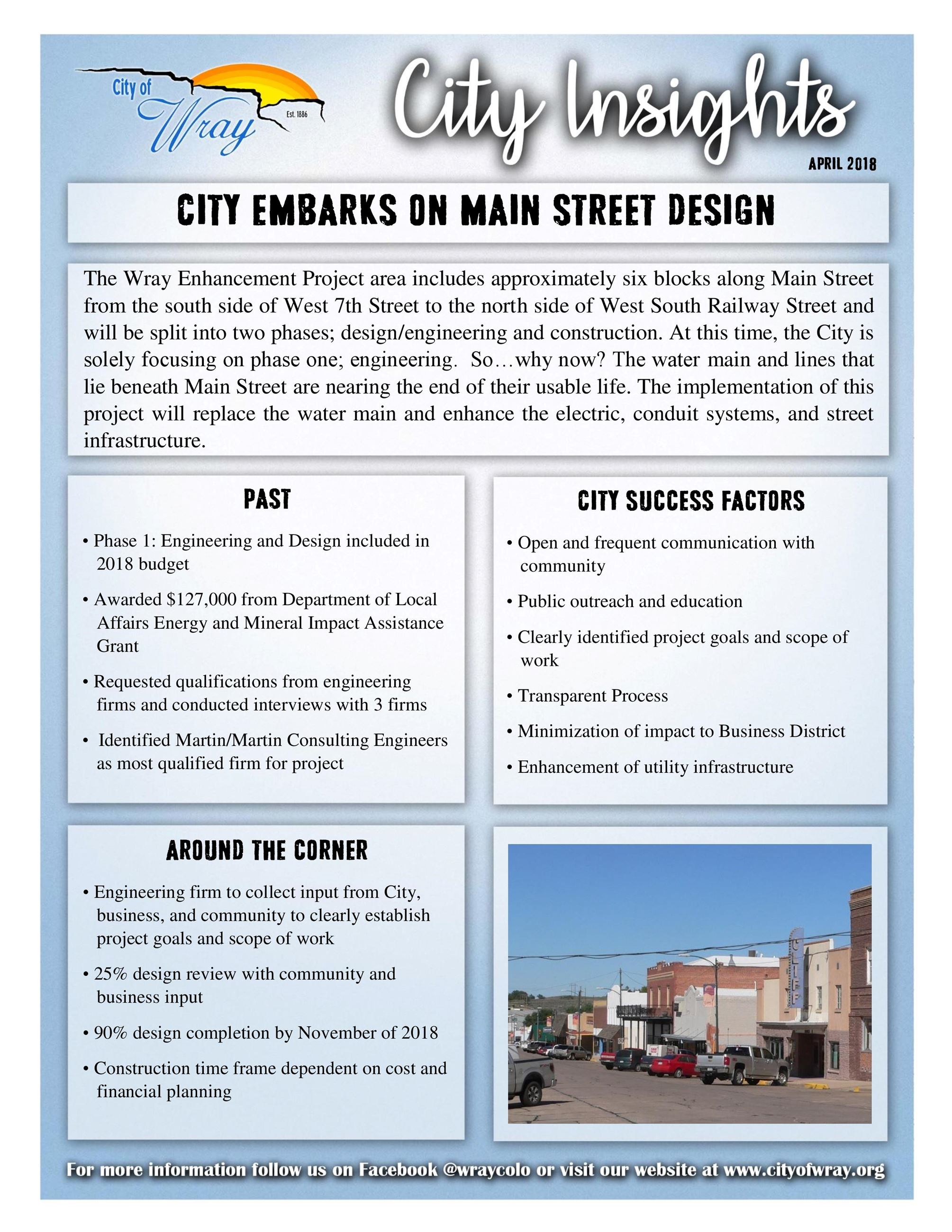 April 2018_Main Street Informtion