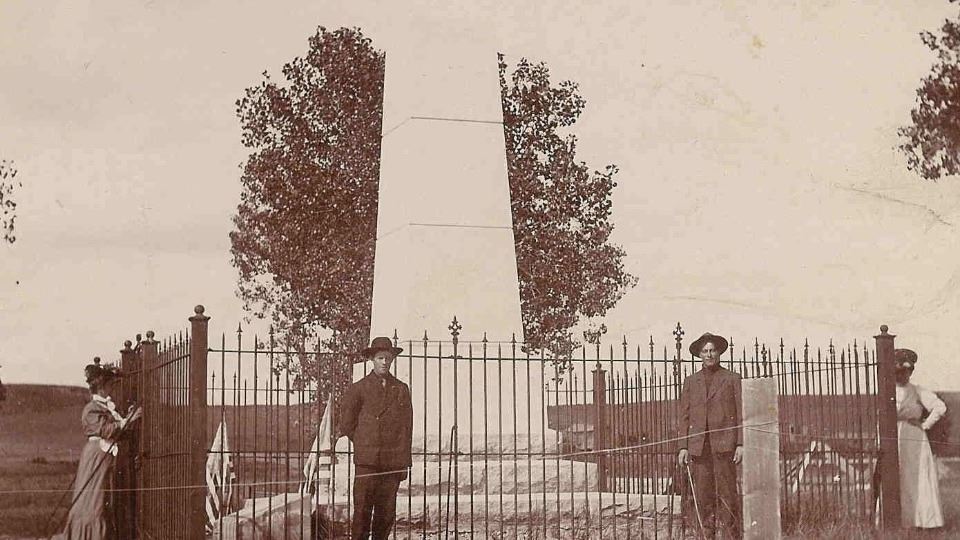 Beecher Island Monument taken in 1906