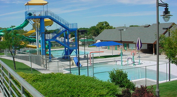 Full view of Aquatic Center Pool 
