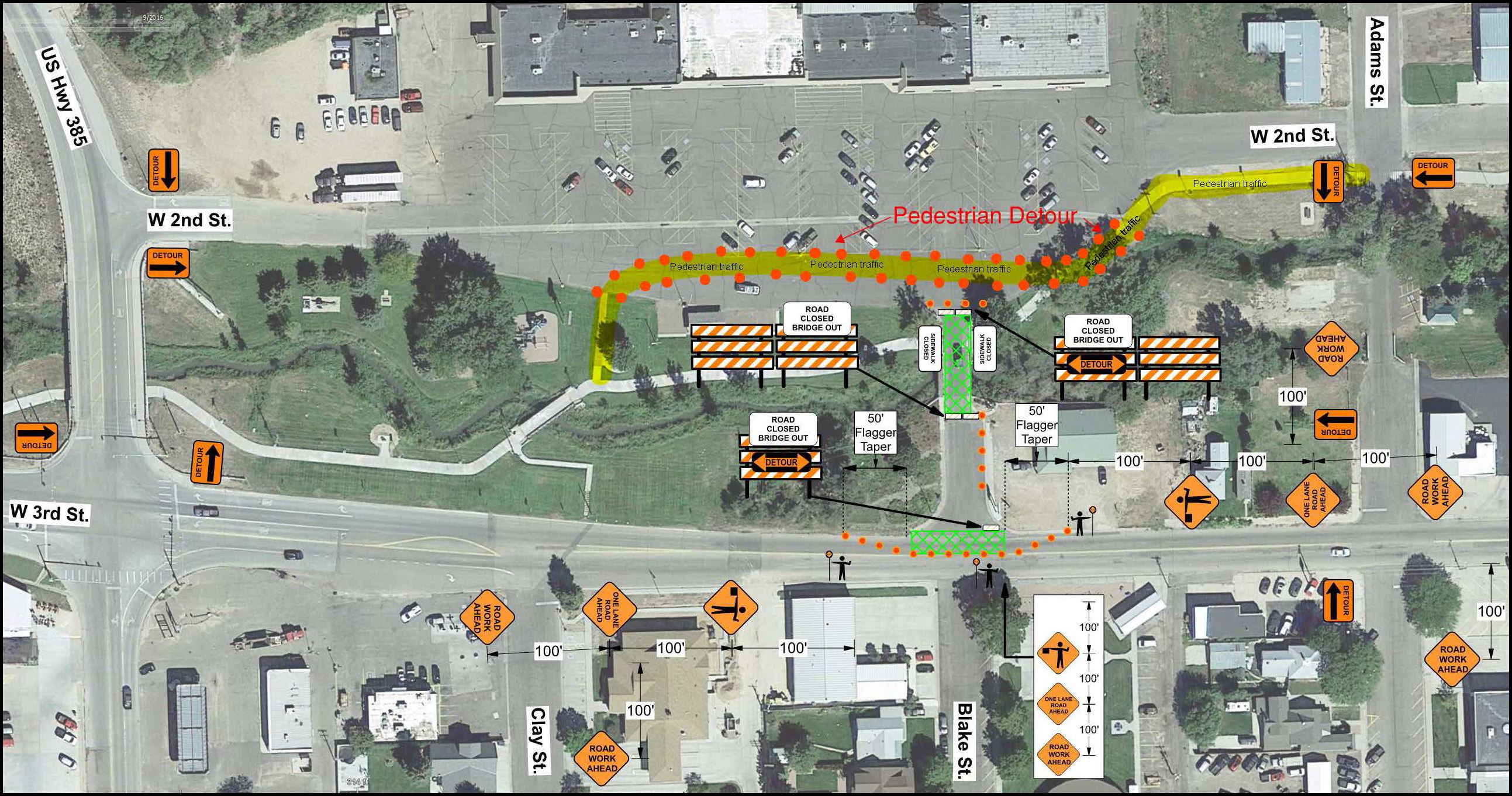 Blake Street Bridge Replacement Construction